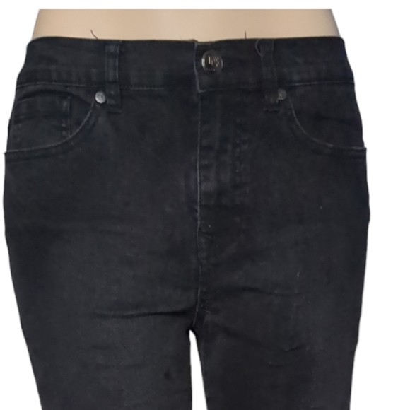 DG2  Diane Black Embellished Beaded Five Pockets Ankle Gorgeous pants Size 8. - Picture 14 of 17